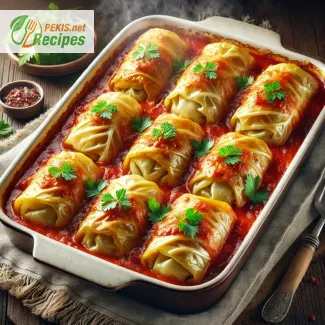 Cabbage rolls with meat - Stuffed and baked to perfection