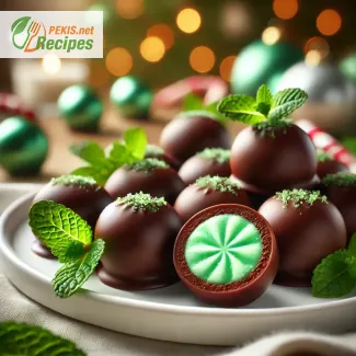 Dulces navideños caseros con sabor a menta