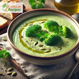 Soupe Crémeuse au Brocoli – Pleine de Vitamines et de Saveurs pour un Bien-Être Optimal