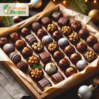 Desserts du Père Noël : recette de pralines au chocolat