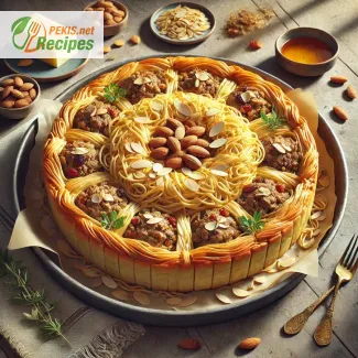 Tarte de Dubaï aux nouilles kadaif