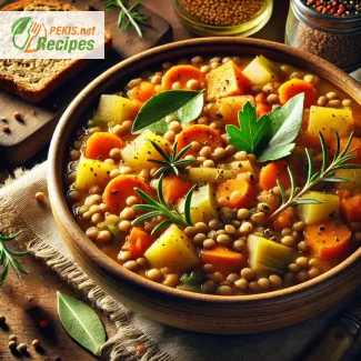 Autumn Stew with Vegetables and Lentils – A Nutritious and Heartwarming Delight