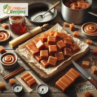 Recipe for homemade Christmas caramels