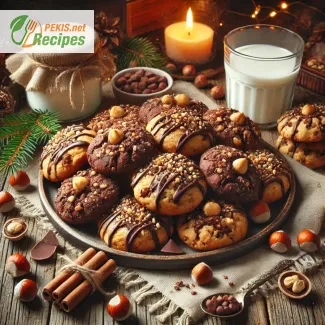 Heavenly St. Nicholas Cookies with Hazelnuts and Chocolate