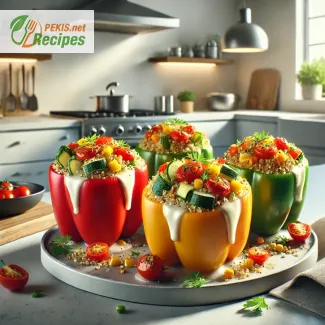 Stuffed peppers with quinoa and vegetables