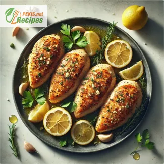 Baked Chicken Breast with Lemon and Garlic