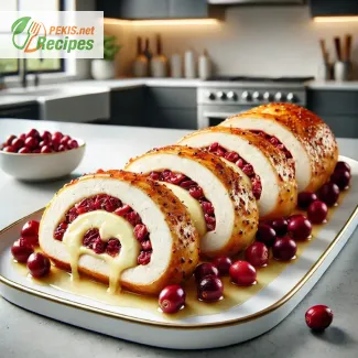 Stuffed Chicken Breast with Cranberries and Cheese