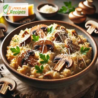 Risotto aux champignons et au parmesan – Un classique d'automne venu des bois