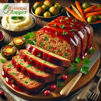 Homemade Meatloaf with a Holiday Twist