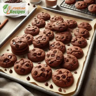 Biscuits aux pépites de chocolat double : moelleux et fondants