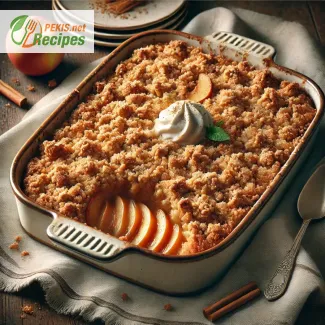 Crumble chaud aux pommes et à la cannelle pour les froides nuits de janvier