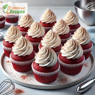 Cupcakes Red Velvet con glaseado de queso crema