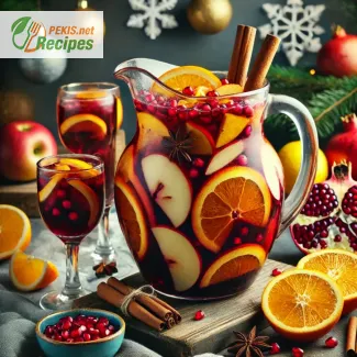 Spiced Winter Sangria for Your Holiday Party