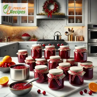 Rezept für die beste Weihnachts-Cranberry-Marmelade