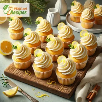 Holiday Desserts: Lemon Flavored Mini Cupcakes