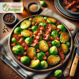 Easy Roasted Brussels Sprouts with Bacon