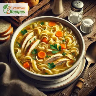 Classic Chicken Noodle Soup for a Cold Day