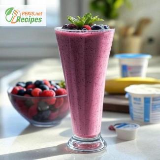 Smoothie aux baies pour le petit-déjeuner