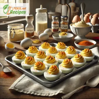 Classic Deviled Eggs with a Hint of Paprika