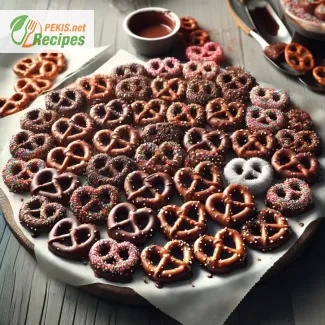 Bretzels enrobés de chocolat faits maison