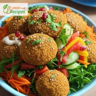 Jednoduchý Recept na Falafel Bowl s Čerstvou Zeleninou