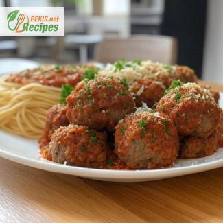 Homemade Meatballs in Marinara Sauce