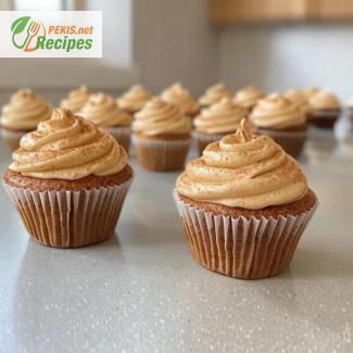 Jednoduché kořeněné chai cupcakes se skořicovou polevou