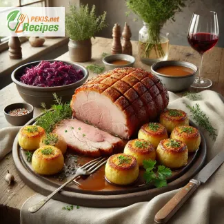 Saftiger Schweinebraten