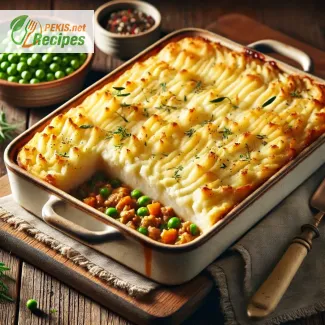 Traditional Shepherd’s Pie with Lamb and Veggies