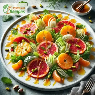 Winter Citrus Salad with Honey Drizzle