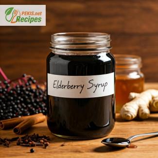 Simple Elderberry Syrup for Immune Support and Coughs