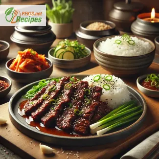 Receta auténtica de bulgogi de ternera coreano