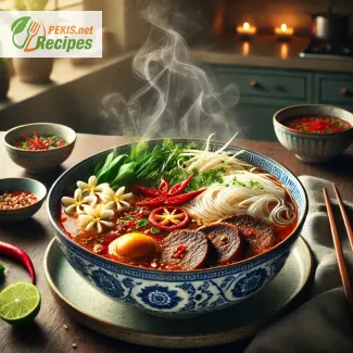 Autentisk Bún Bò Huế oppskrift – Sterk vietnamesisk biff- og svinenudelsuppe