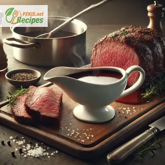 Recette classique de sauce Au Jus pour côte de bœuf