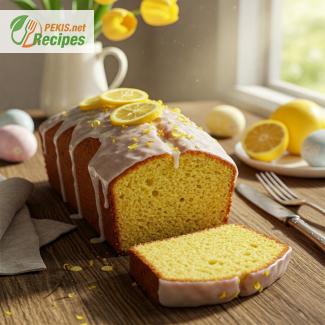 Cake au citron façon grand-mère avec glaçage – Classique de Pâques