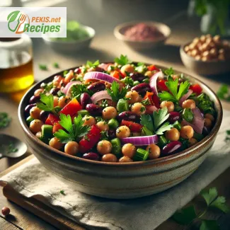 Recette de la salade de haricots dense virale sur TikTok