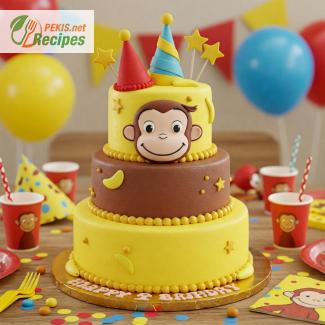 Recette de gâteau d'anniversaire Curious George