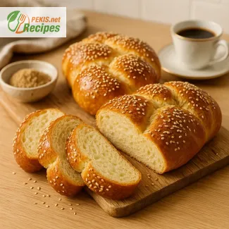 Choereg armeno – Pane dolce di Pasqua con mahleb e sesamo