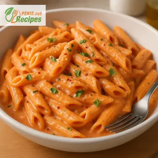 Pâtes à la sauce rose crémeuse – nouveau phénomène Insta