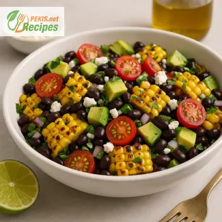 Grilled Corn and Black Bean Salad – Fresh, Zesty and Perfect for BBQs