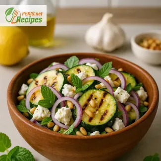 Grillet squashsalat med feta – Lett og perfekt til grillmat
