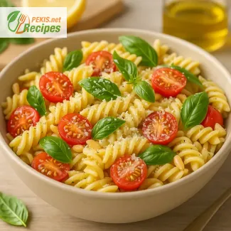 Lemon Basil Pasta Salad – Light and Tangy Summer Side Dish