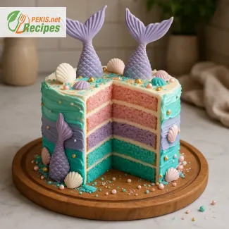 Oppskrift: Havfrue Kake til Barnebursdag