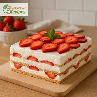 No-Bake Strawberry Icebox Cake – Easy Summer Dessert