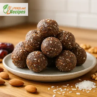 No-Bake Raw Energy Balls with Dates and Nuts