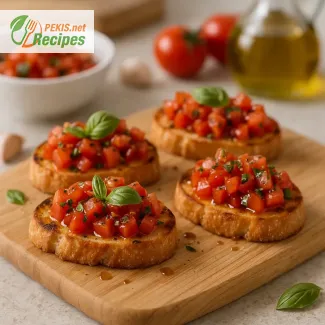 Ricetta Classica della Bruschetta al Pomodoro e Basilico