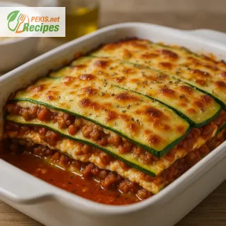 Lasagnes de courgettes low-carb