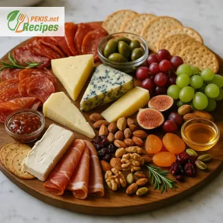 The Ultimate Charcuterie Board with Cheeses, Crackers & Cured Meats