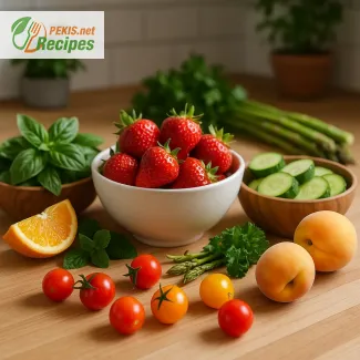 Abbinamenti estivi di giugno: frutta, erbe e verdure