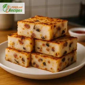 Lo Bak Go resepti – kiinalainen retiisikakku (dim sum)